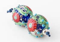 Lampwork Murrini Flower Beads alternative view 1