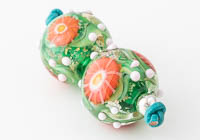 Lampwork Murrini Flower Beads alternative view 1