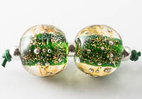 Dichroic Lampwork Beads