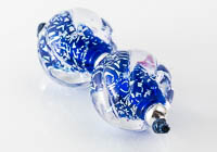 Dichroic Swirly Lampwork Beads alternative view 2