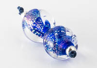 Dichroic Swirly Lampwork Beads alternative view 2