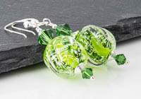 Dichroic Lampwork Earrings alternative view 1