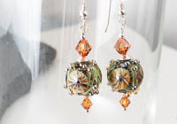 Murrini Lampwork Earrings alternative view 1