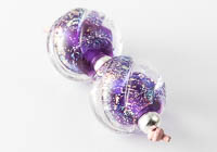 Dichroic Swirly Lampwork Beads alternative view 1