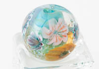 Lampwork Flowery Murrini Bead alternative view 2