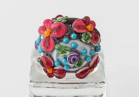 Lampwork Flowery Bead alternative view 1