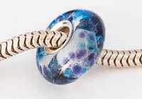 Silver Cored Fritty Lampwork Charm Bead