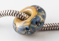 Flowery Lampwork Charm Bead alternative view 1