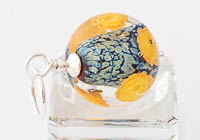 Flowery Lampwork Pendant alternative view 1