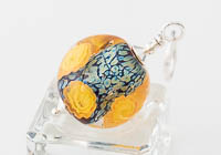 Flowery Lampwork Pendant alternative view 2