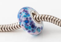 Silver Cored Fritty Lampwork Charm Bead