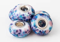 Silver Cored Fritty Lampwork Charm Bead alternative view 1