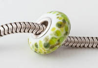 Silver Cored Lampwork Charm Bead