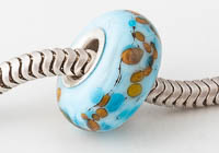 Silver Cored Fritty Lampwork Charm Bead alternative view 1