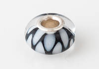 Silver Cored Lampwork Charm Bead