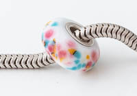 Silver Cored Fritty Lampwork Charm Bead alternative view 1