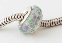 Silver Cored Fritty Lampwork Charm Bead alternative view 1