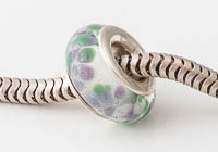 Silver Cored Fritty Lampwork Charm Bead alternative view 2