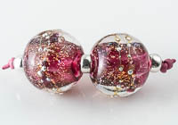 Dichroic Lampwork Beads