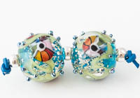 Lampwork Murrini Flower Beads