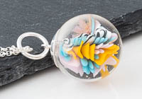 Implosion Lampwork Pendant Necklace alternative view 1