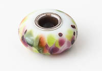 Silver Cored Fritty Lampwork Charm Bead