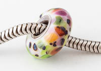 Silver Cored Fritty Lampwork Charm Bead alternative view 2