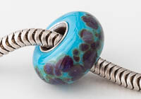 Silver Cored Fritty Lampwork Charm Bead