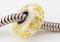 Silver Cored Fritty Lampwork Charm Bead alternative view 2