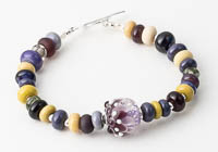 Purple Lampwork Bracelet