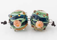 Lampwork Murrini Flower Beads