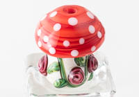 Toadstool Lampwork Bead alternative view 2