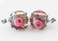 Lampwork Murrini Flower Beads