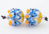 Lampwork Dahlia Beads