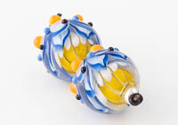 Lampwork Dahlia Beads alternative view 1