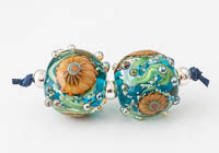 Lampwork Murrini Flower Beads