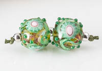 Lampwork Murrini Flower Beads