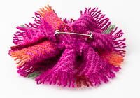 Harris Tweed Flower Brooch alternative view 2