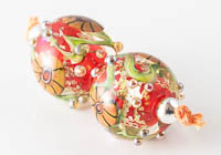 Lampwork Murrini Flower Beads alternative view 1