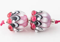 Lampwork Dahlia Beads