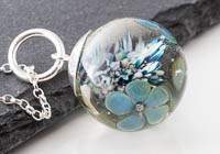 Implosion Lampwork Pendant Necklace alternative view 1