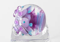 Flowery Dahlia Lampwork Bead alternative view 2