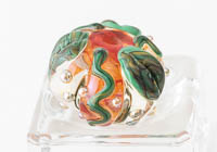 Pumpkin Lampwork Bead