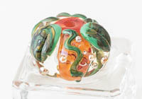 Pumpkin Lampwork Bead alternative view 1