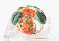 Pumpkin Lampwork Bead