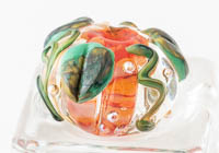 Pumpkin Lampwork Bead alternative view 1