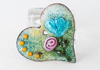 Lampwork Enamelled Copper Pendant