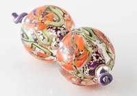 Lampwork Murrini Poppy Flower Beads alternative view 1