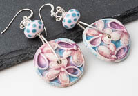 Ceramic Drop Earrings