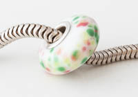 Silver Cored Fritty Lampwork Charm Bead alternative view 1